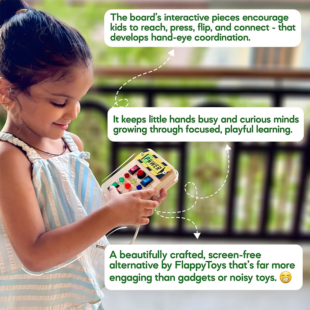 Glowing Pad Montessori Busy Board