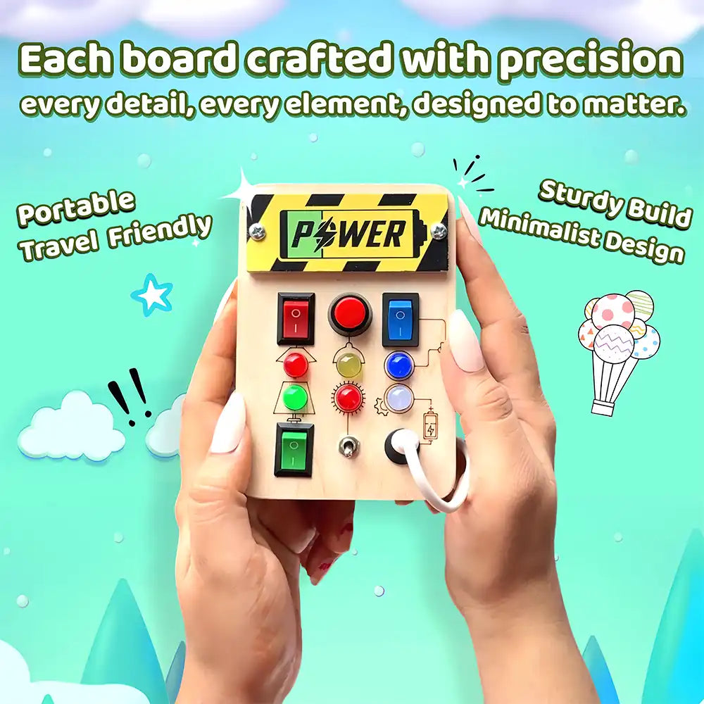 Glowing Pad Montessori Busy Board