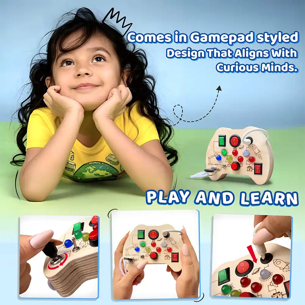 Curio Switch Montessori Busy Board