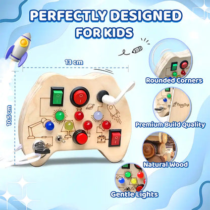 Curio Switch Montessori Busy Board