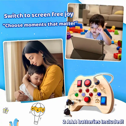 Curio Switch Montessori Busy Board