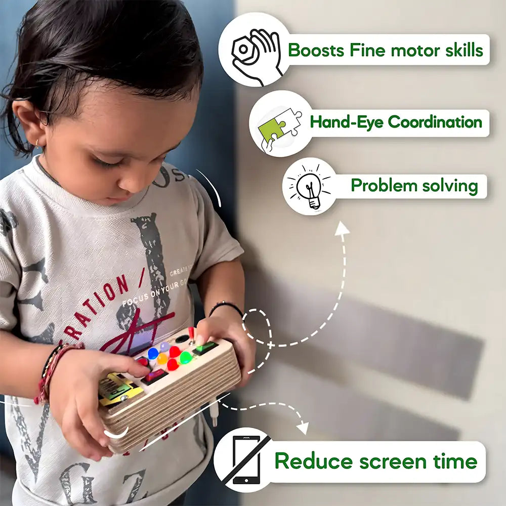 Glowing Pad Montessori Busy Board